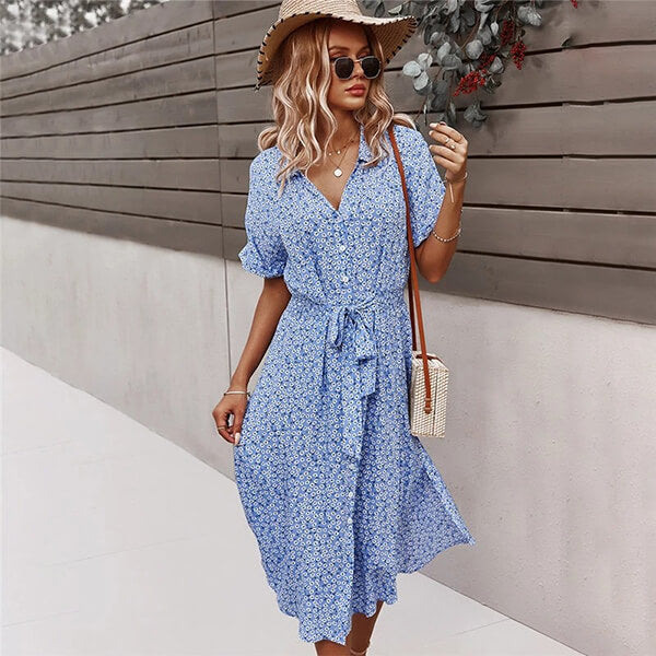 Long Sleeve Wrap Dress